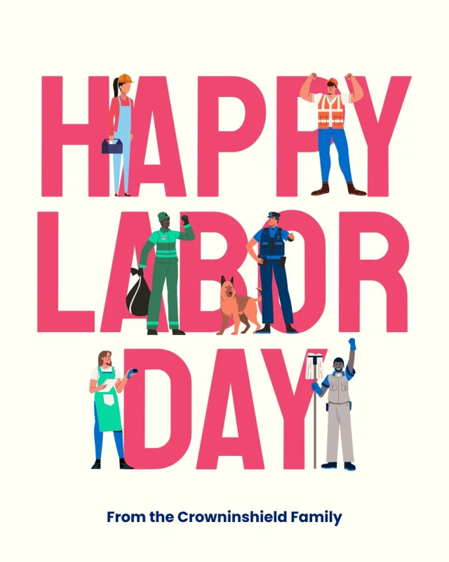 Happy Labor Day from Crowninshield! 

Today, we celebrate the dedication, hard work, and craftsmanship that drive our community forward every day.

#LaborDay #HappyLaborDay #Crowninshield #HardWork